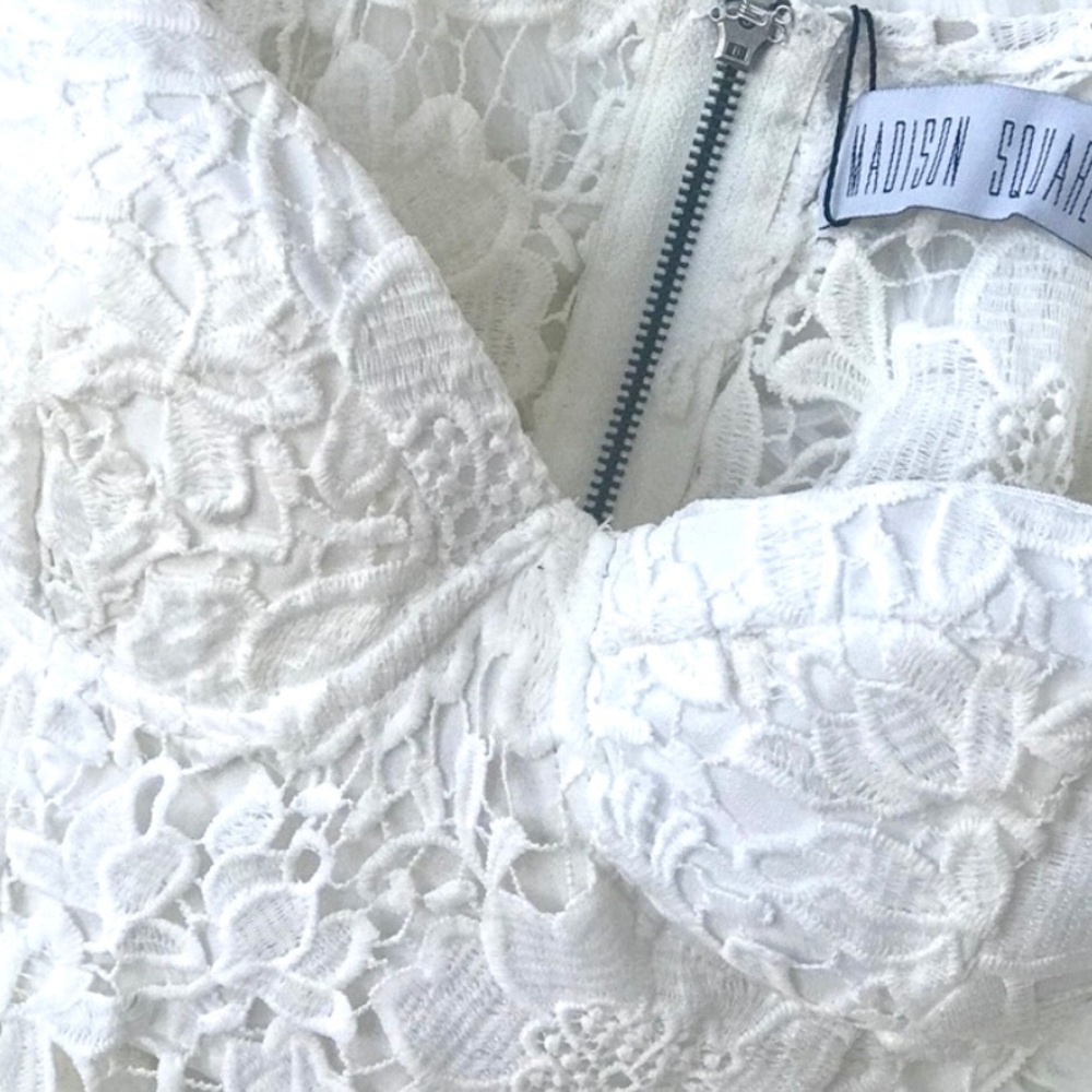 Lace Bustier Crop Top